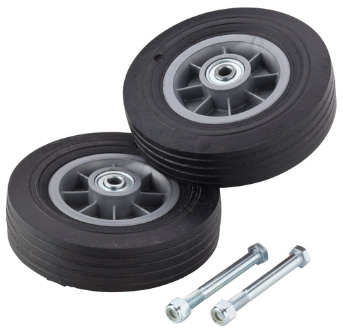 8" Solid Rubber Tires W/Bolts (for 6' Podium)