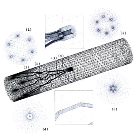 ivc filter procedure cross sectional diagram