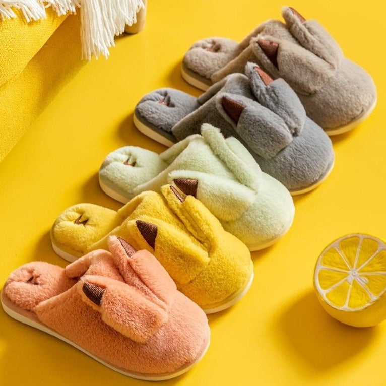lemon cloud slippers