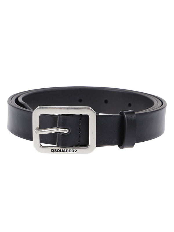 BELT DSQUARED2, OTHER MATERIALS 100%, color SILVER, FW22, product code BEM046901500001ARGENTO
