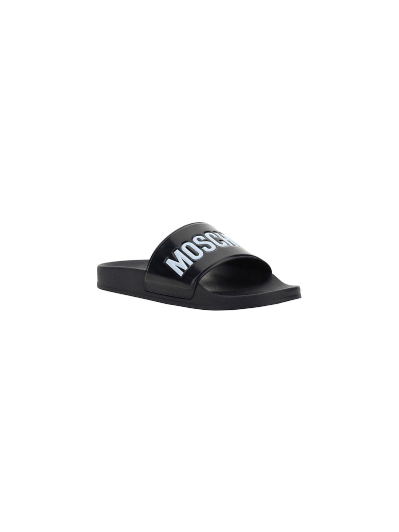 Moschino Permanent Collection Black Sandals