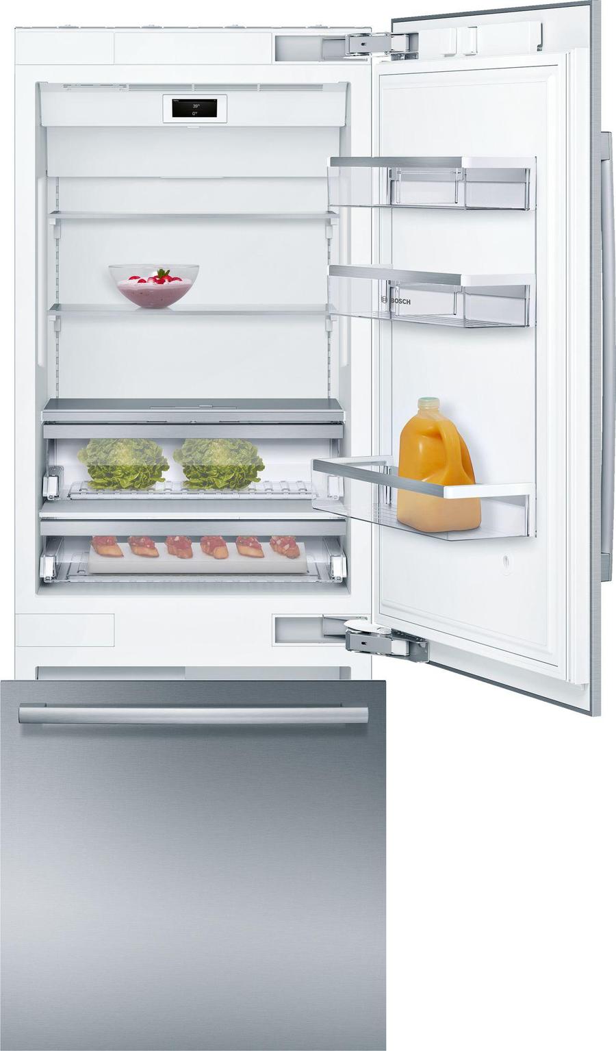 Bosch 30 Inch 16 cu. ft Built In Integrated Bottom Mount Refrigera