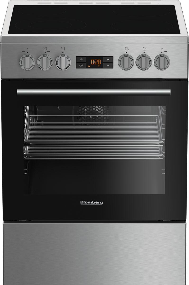 Cuisinière Induction de 30 po. Blomberg 5.7 pi.cu avec 4 brûleurs en Inox  BIR34452CSS