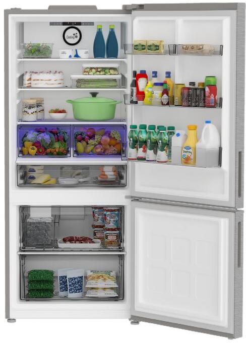 Bosch 30 Inch 16 cu. ft Built In Integrated Bottom Mount Refrigera