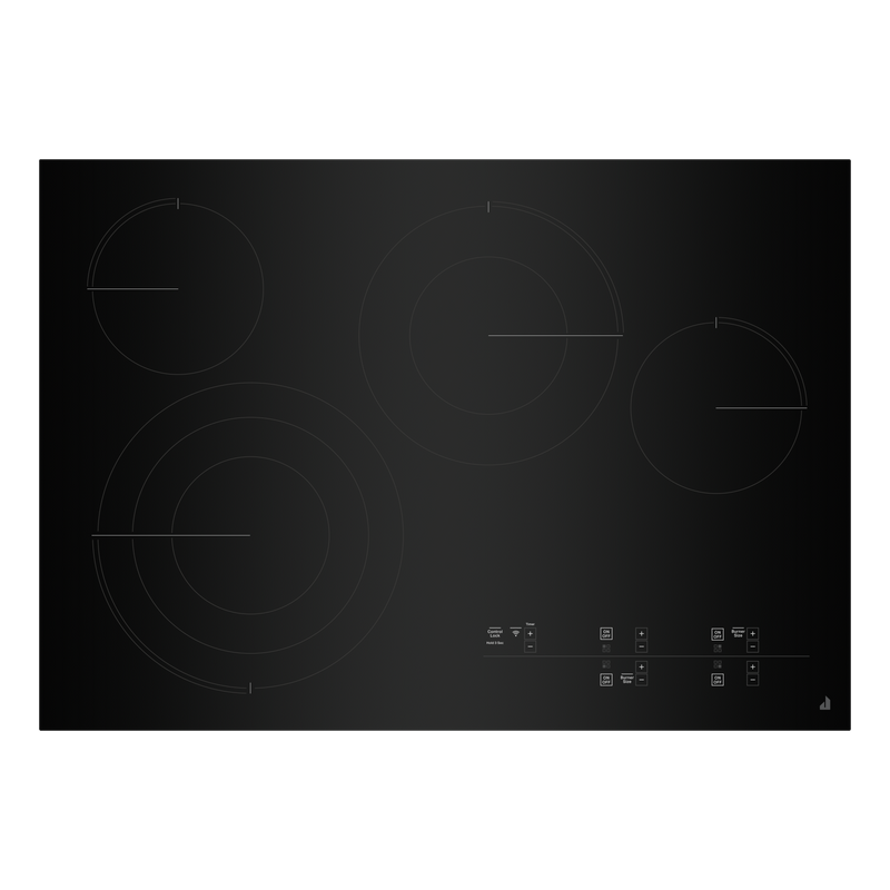 JennAir - 30.8125 inch wide Electric Cooktop in Stainless - JEC4430KB