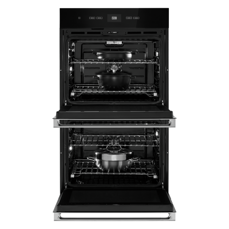 JennAir - 10 cu. ft Double Wall Oven in Black - JJW2830LM