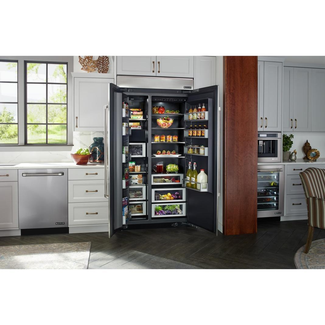 Jennair - 48.4 Inch 29.5 cu. ft Side by Side Refrigerator in Stainless