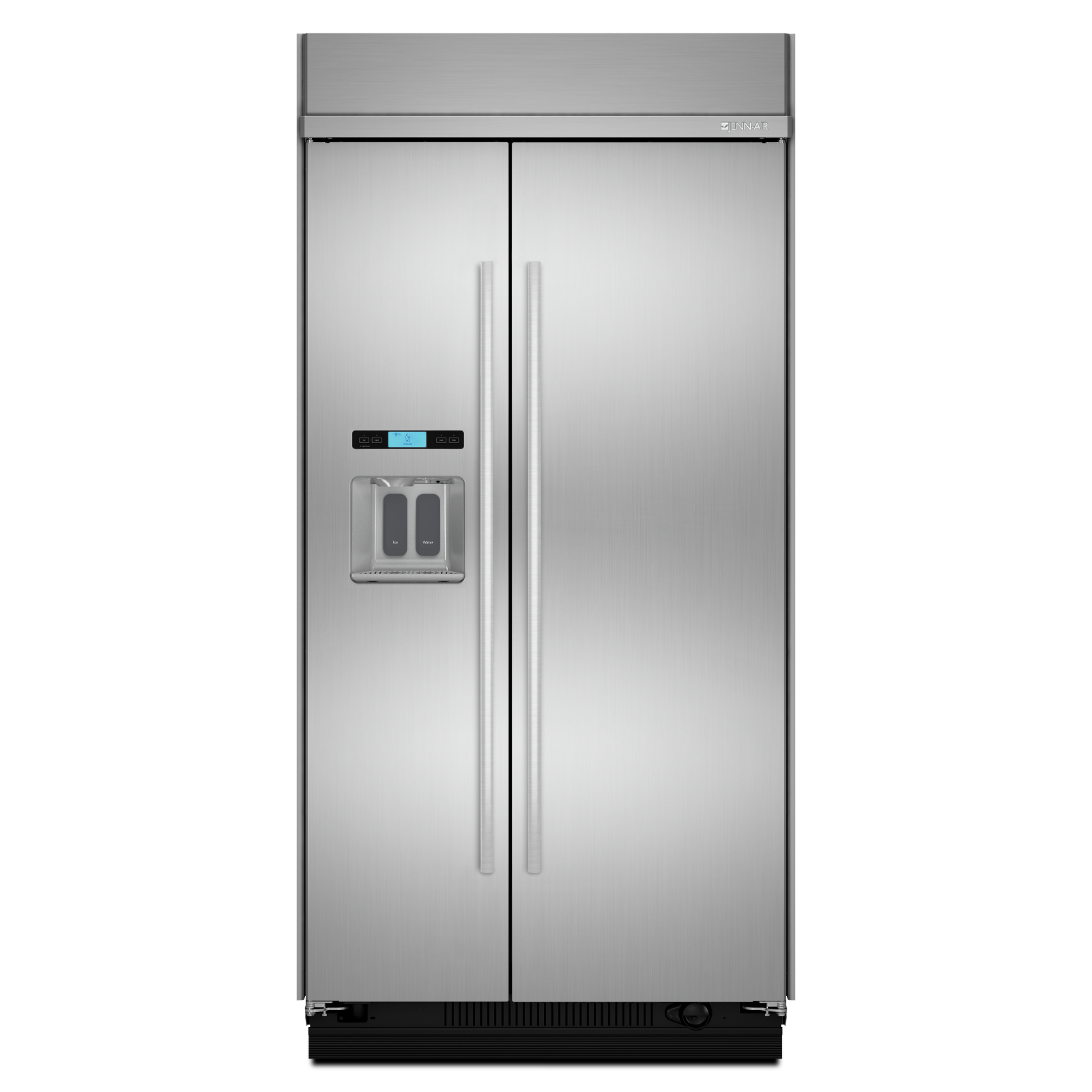 Jennair - 48.4 Inch 29.5 cu. ft Side by Side Refrigerator in Stainless