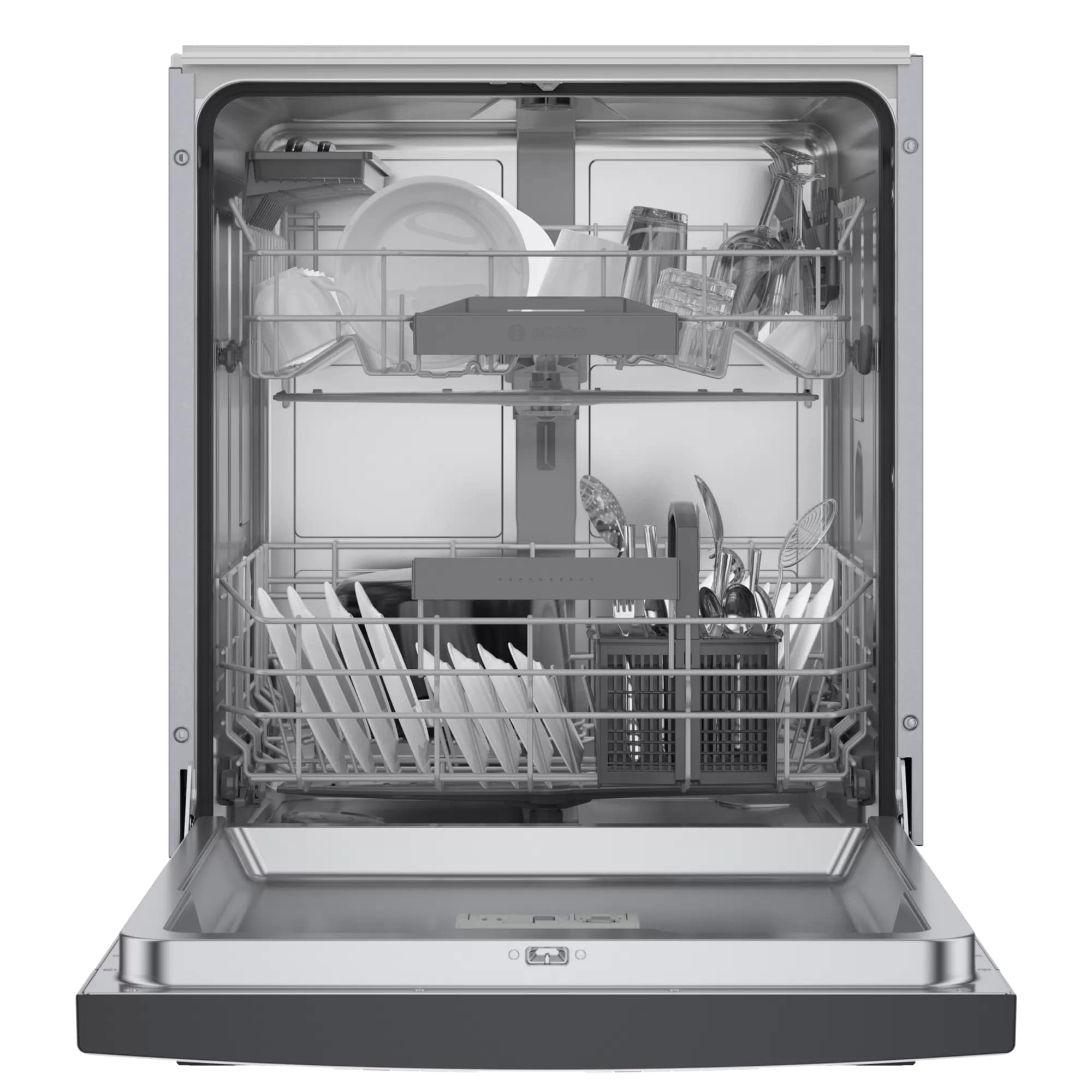 Bosch 48 dBA Built In Dishwasher in Black SHXM4AY56N