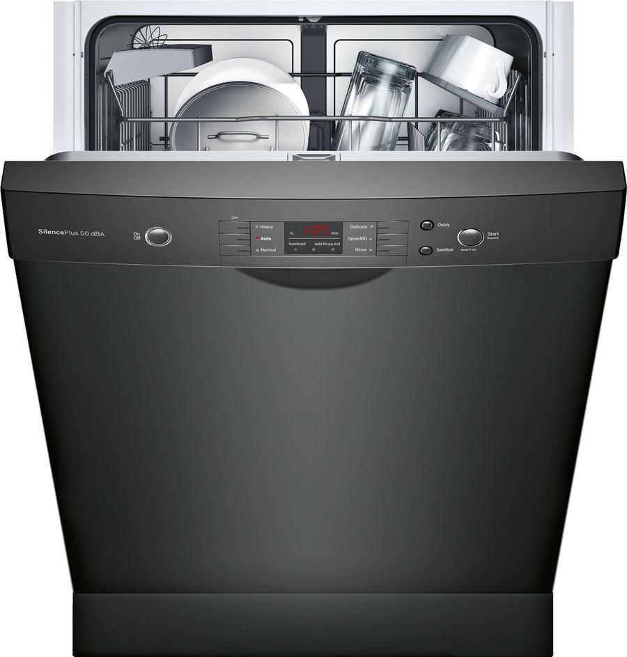 Bosch 50 dBA Built In Dishwasher in Black SHEM3AY56N