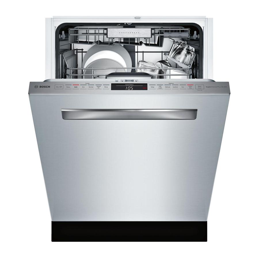 Bosch 44 dBA Built In Dishwasher in Stainless SGX68U55UC