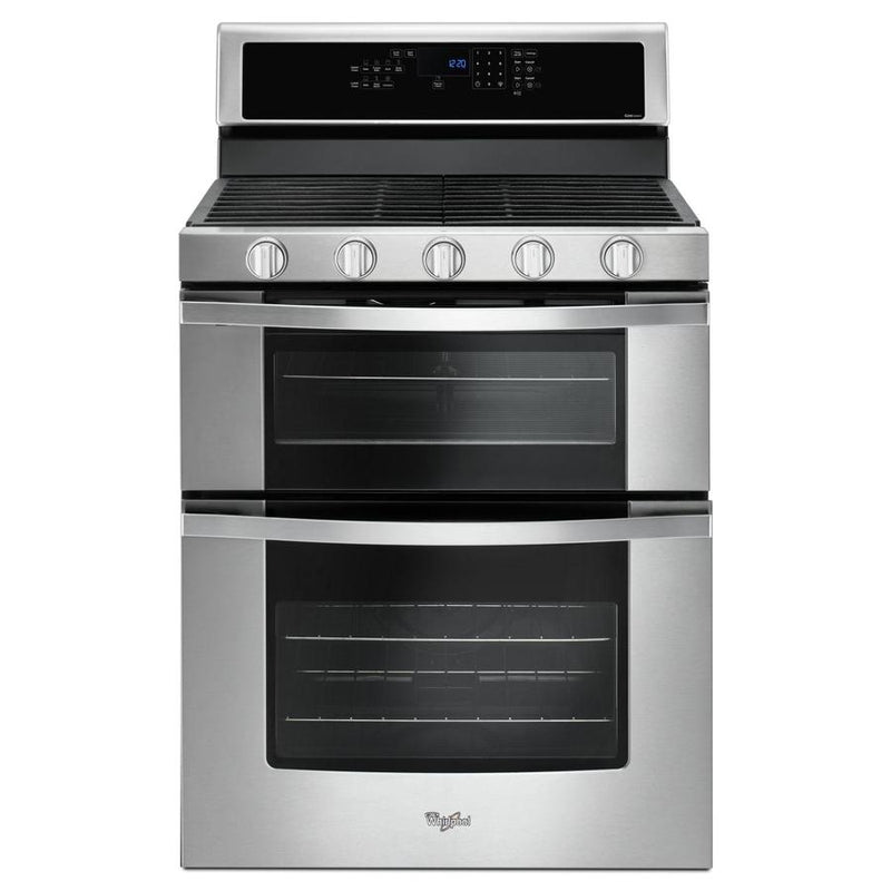 Whirlpool - 6 cu. ft  Gas Range in Stainless - WGG745S0FS