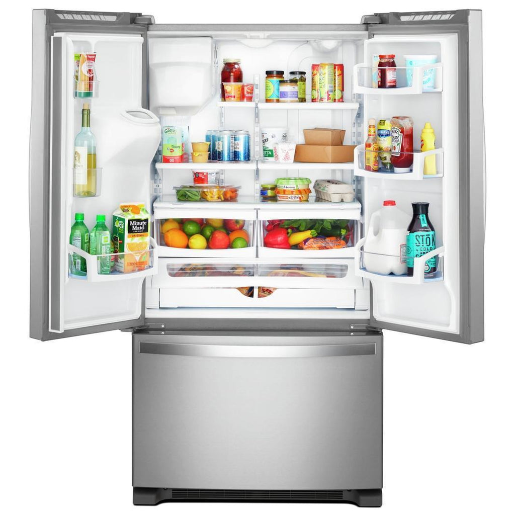 Whirlpool 35.88 Inch 19.72 cu. ft French Door Refrigerator in Stainl