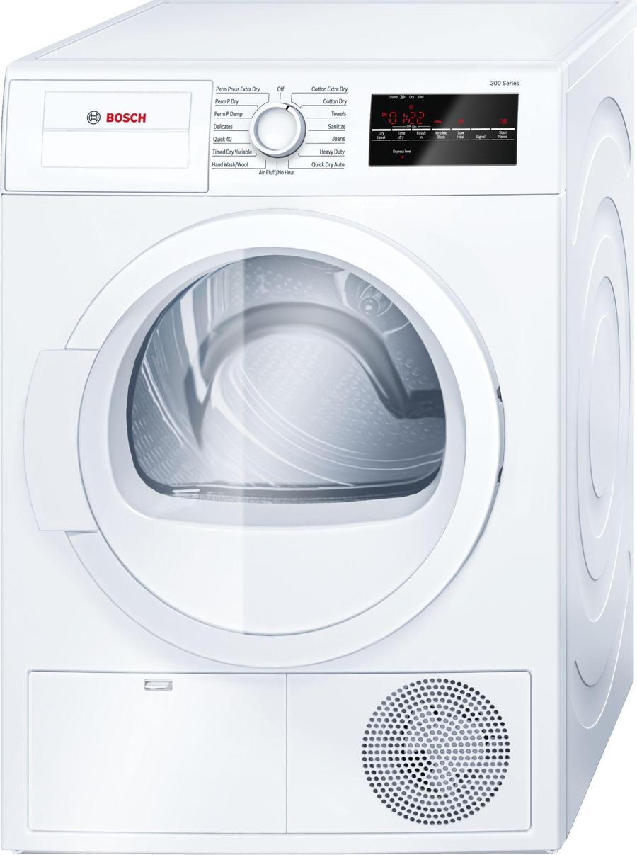 Bosch 4 cu. Ft Electric Dryer in White WTG86401UC