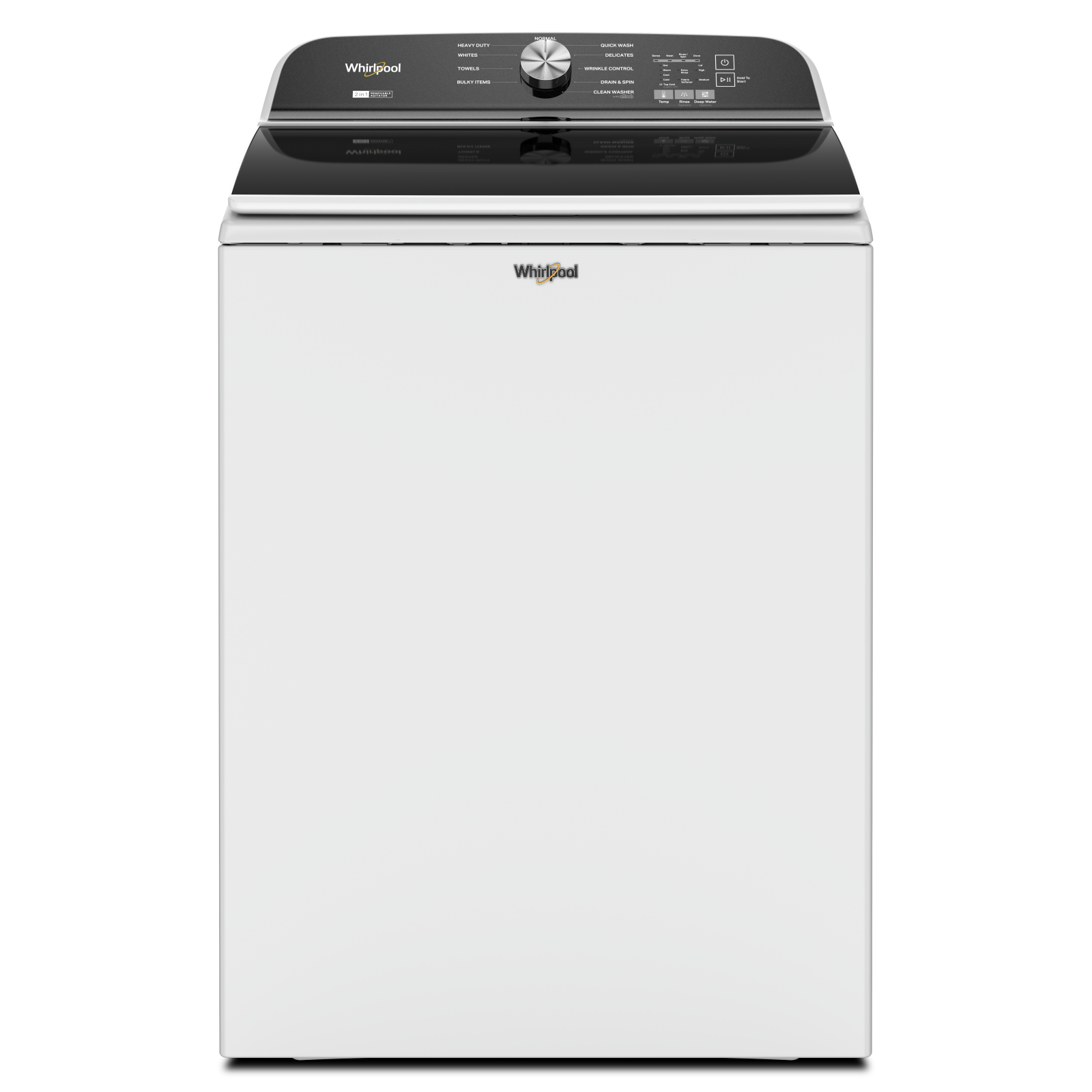 Whirlpool - WFW5090JW - 2.3 cu. ft. 24 Compact Washer with Detergent  Dosing Aid option-WFW5090JW