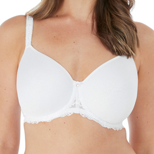 Dunnes Stores  White-sand Lace Trim Underwired T-Shirt Bra - Pack Of 2