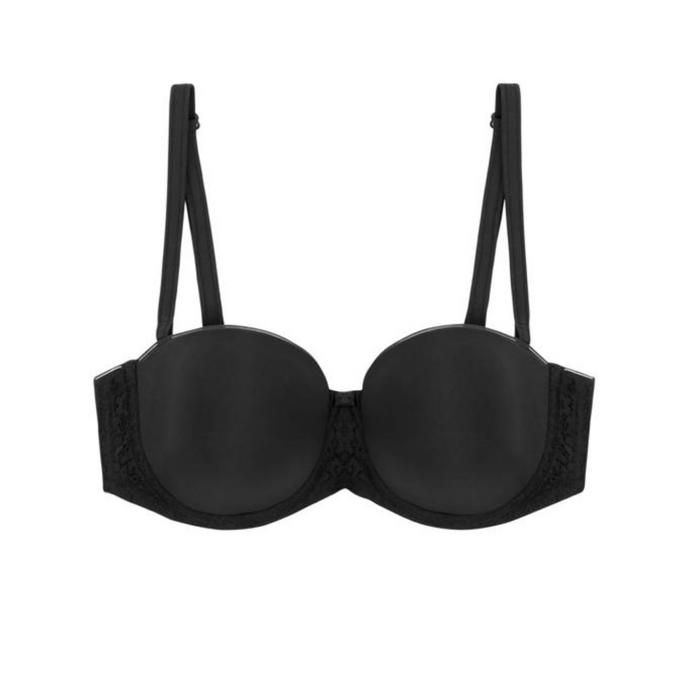 Wonderbra Matte And Sheer Balconette Push Up Bra