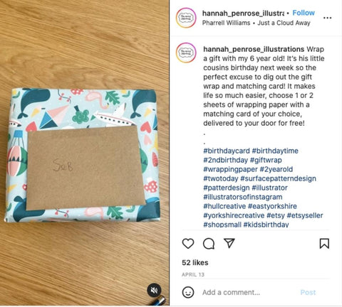 instagram reels example for a product based small business