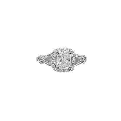 Cooper Jewelers 0.75 Carat Radiant Cut Diamond Engagement Ring - R58