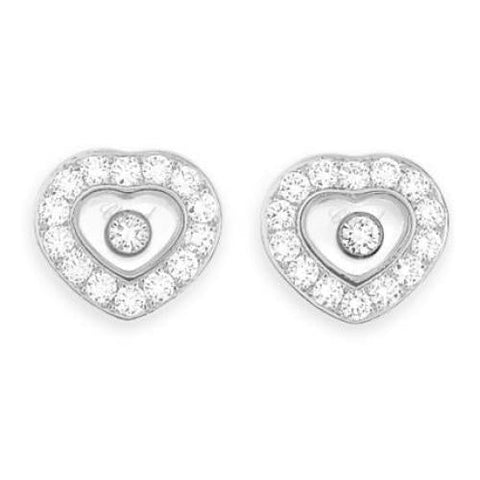 Valentine's Day Luxury Watches & Jewelry Gift Guide 2022-Chopard happy diamond earrings