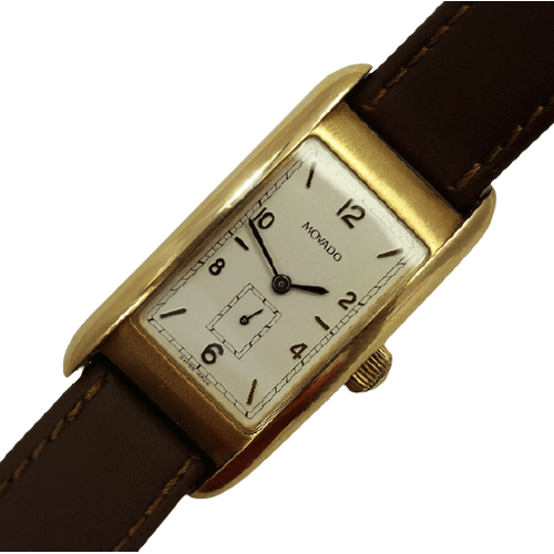 Lot - Movado 18-Karat Yellow-Gold Calendomatic Triple Date Automatic  Wristwatch D: 34 mm