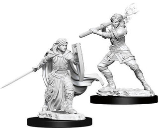 D&D NMM W06 Elf Fighter Female unpainted miniature