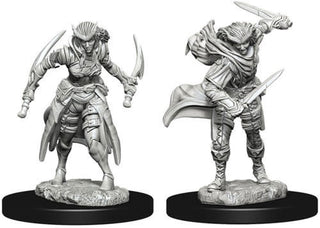 D&D NMM W06 Elf Fighter Female unpainted miniature