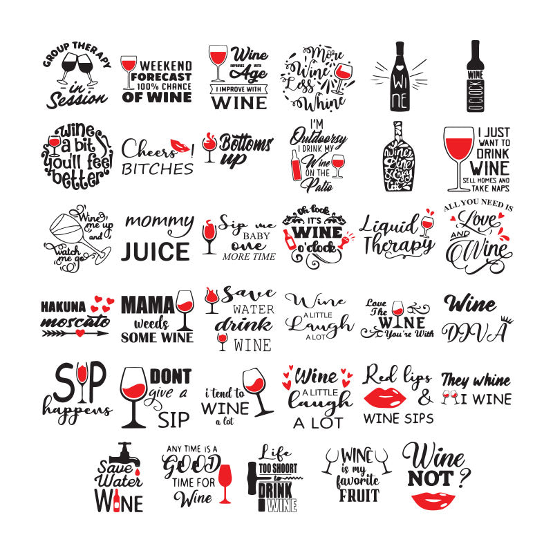 Download 35 Wine Svg Bundle Wine Glass Svg Svg Bundle Wine Sayings Svg Drin Guru Svg