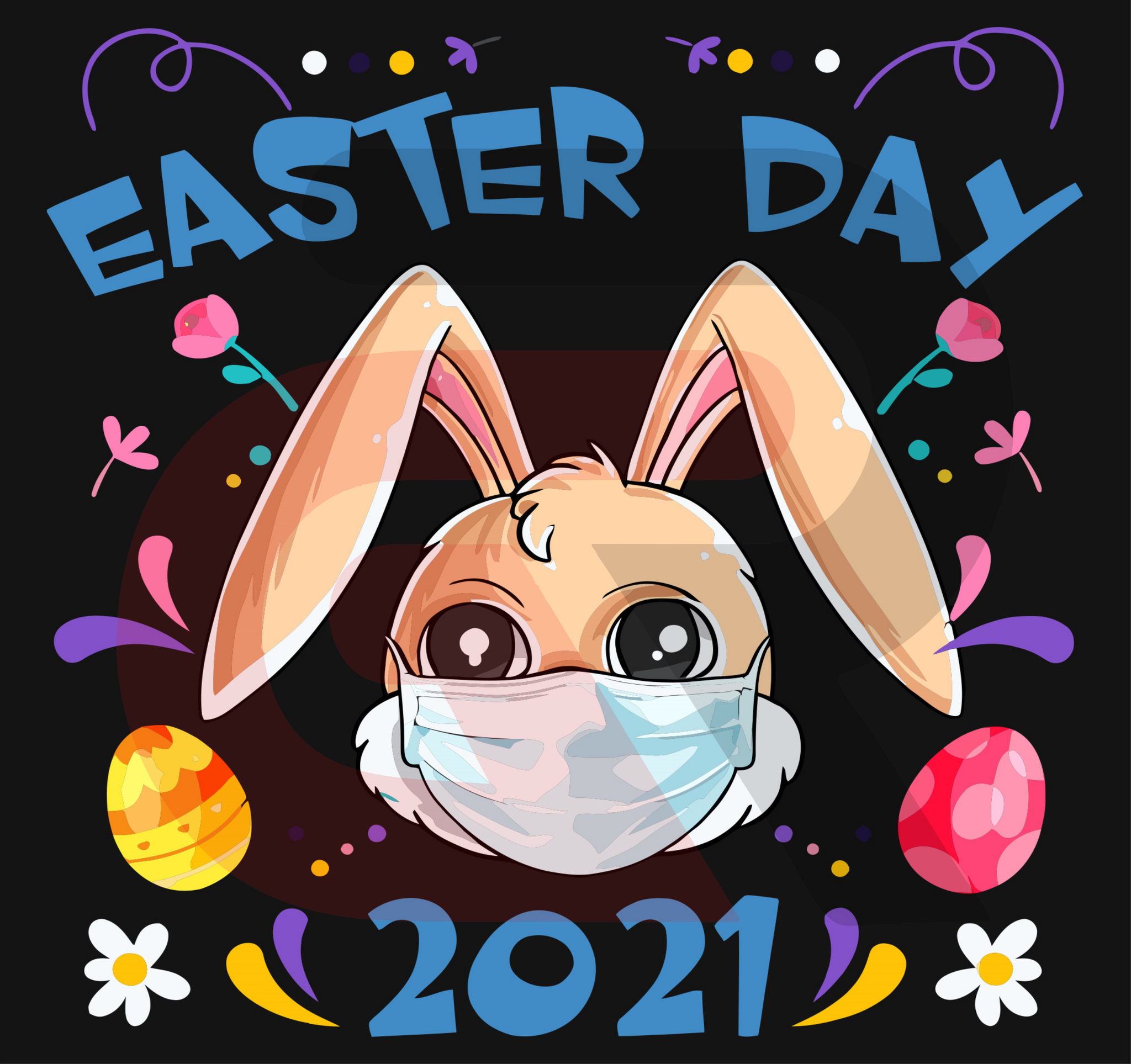 Download Easter Day 2021 Bunny Rabbit Face Wearing Mask Easter Svg Happy Easter Day Svg Easter Svg Bunny Svg Rabbit Face Svg Quarantine Eatser 2021 Svg Easter Eggs Svg Easter Bunny Svg Easter