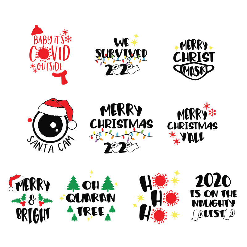 Download Christmas Ornaments Svg Bundle Baby It S Covid Outside Svg Merry Chr Guru Svg