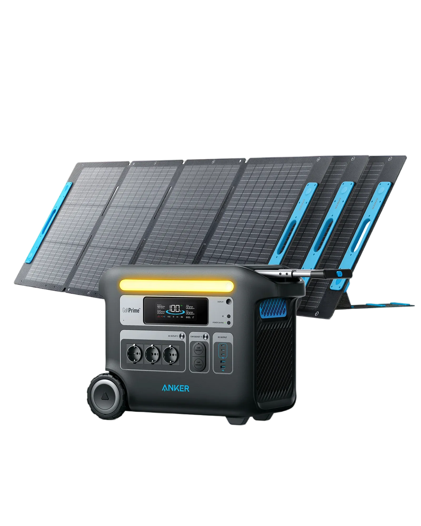 Anker SOLIX <b>F2000</b> Solargenerator (Solargenerator 767 mit 3x 200W Solarpanel)