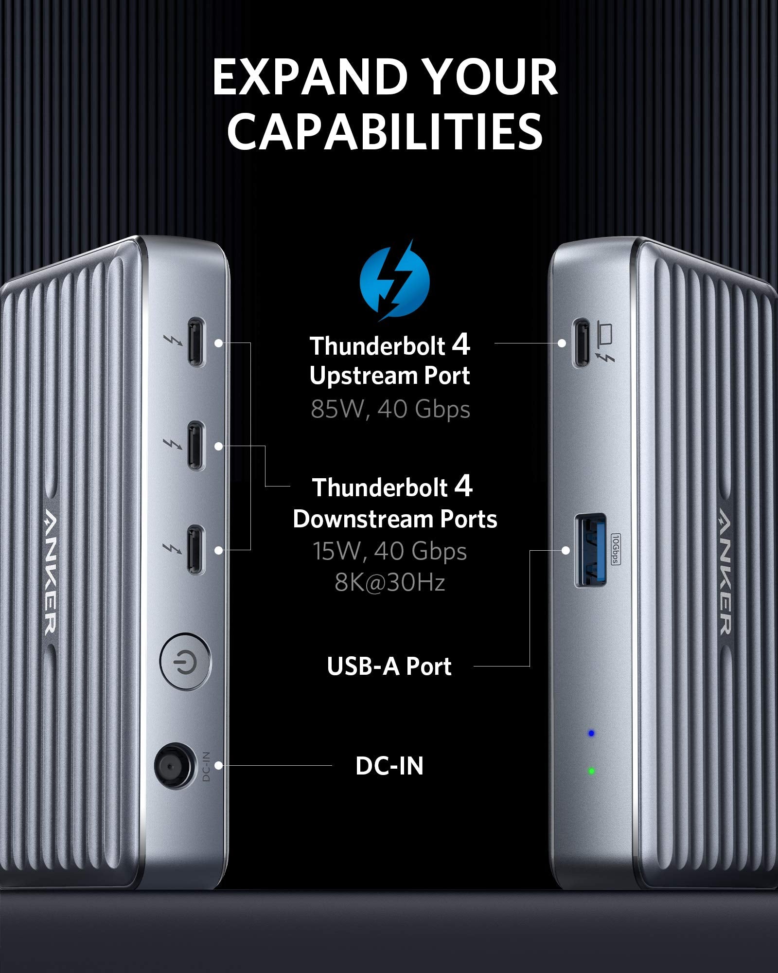 PowerExpand 5-in-1 Thunderbolt 4 Mini Dock - Anker Deutschland