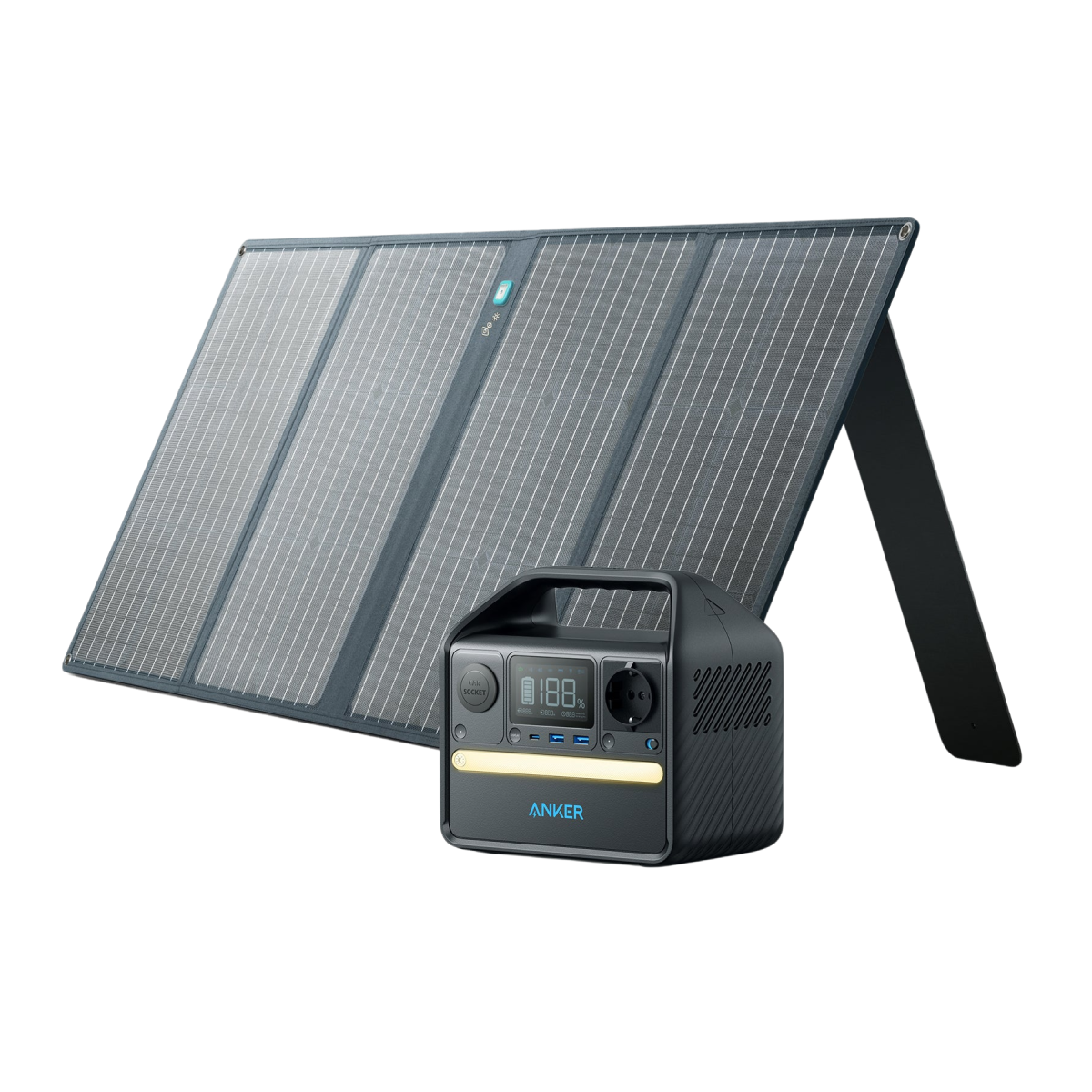 Anker Solargenerator <b>521</b> (Anker 521 PowerHouse - 256Wh | 300W mit 1× 100W Solarpanel)