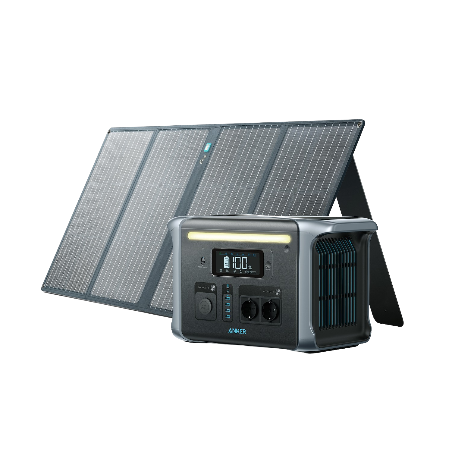 Anker SOLIX <b>F1200</b> Solargenerator (Solargenerator 1229Wh mit Solarpanel 100W)