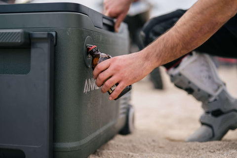 Anker EverFrost Powered Cooler features a built-in bottle opener for added convenience