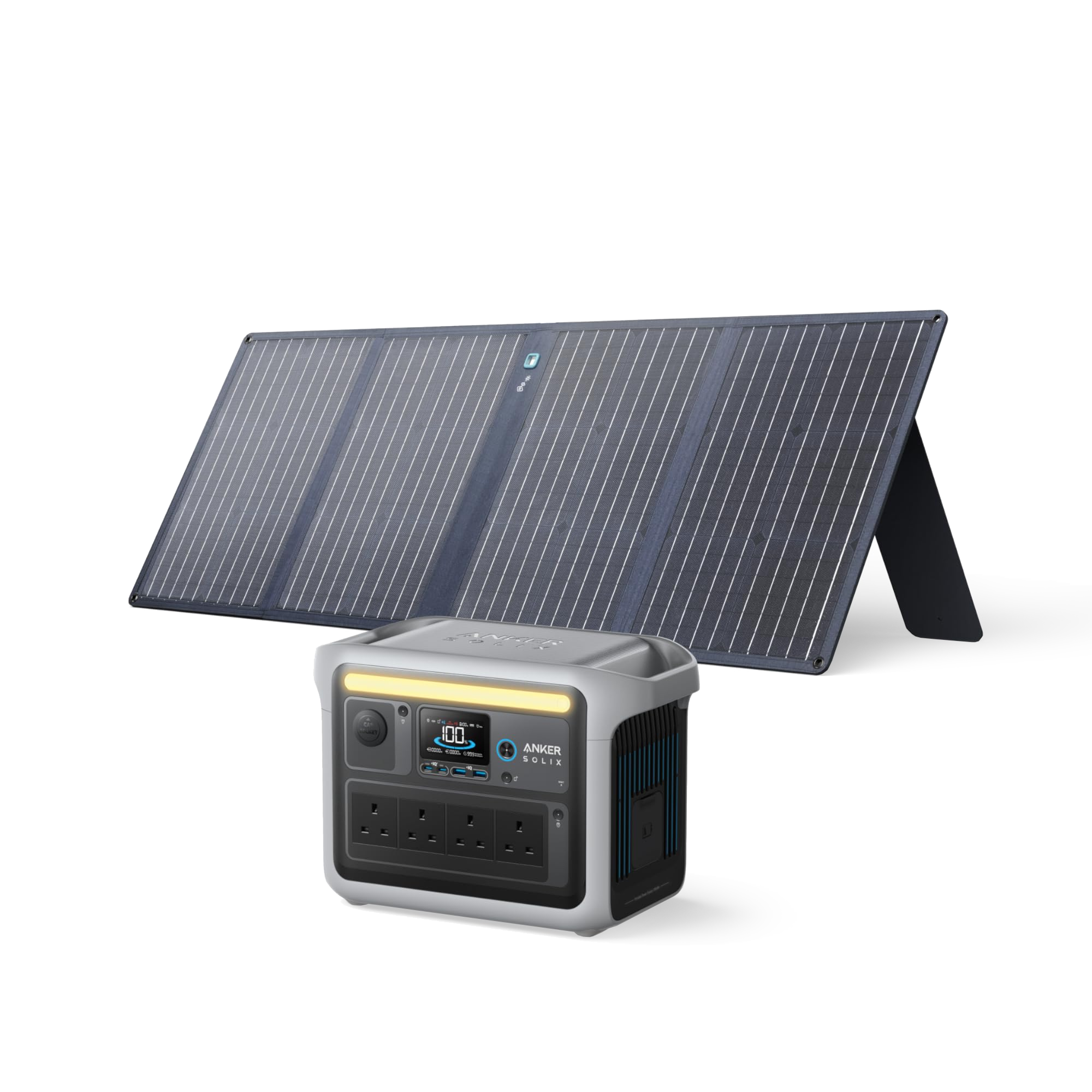 Anker SOLIX <b>C1000</b> Solar Generator + 100W Solar Panel