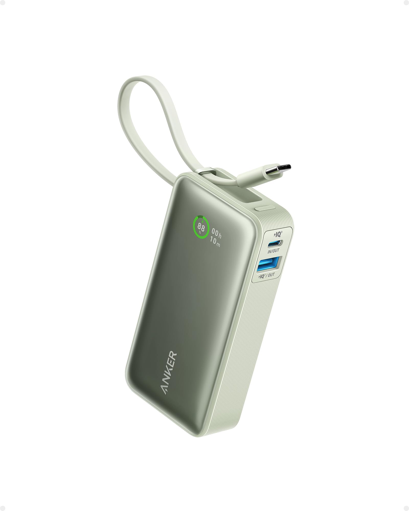 Anker Nano Power Bank (30W, Built-In USB-C Cable) - Anker UK