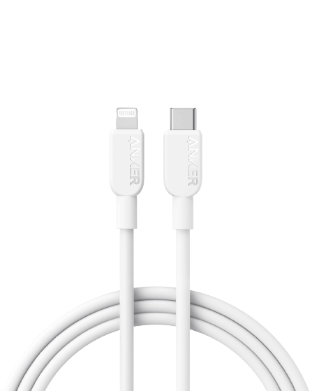 Anker 310 USB-C to Lightning Cable ( 3ft/6ft/10ft ) 10 ft / White