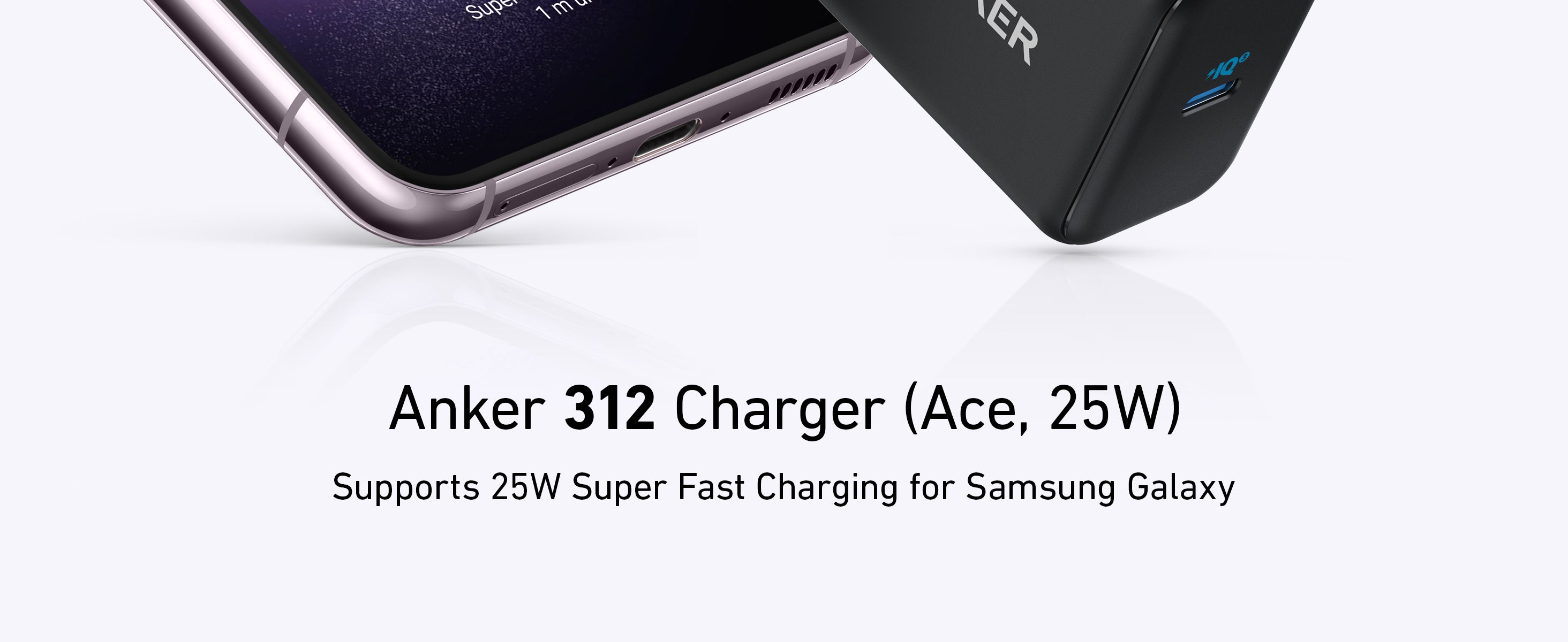 ANK-312-WCHARGER-25W1C-B Anker Cargador USB Potencia 25W Carga rápida  Salida USB-C (IQ3.0 y PPS 1.0