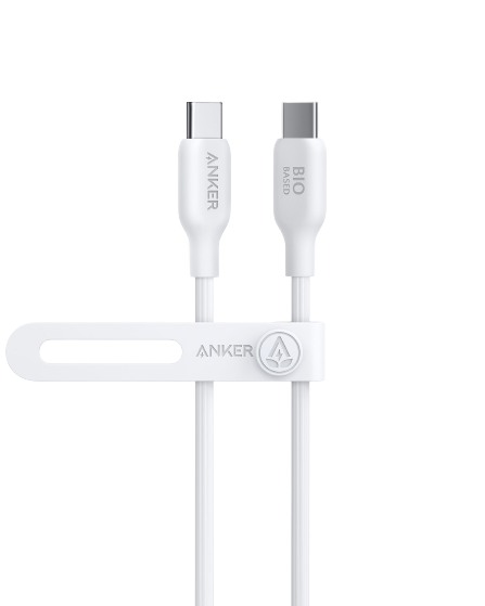 Anker 543 USB-C to USB-C Cable (Bio-Based) Aurora White / 3ft