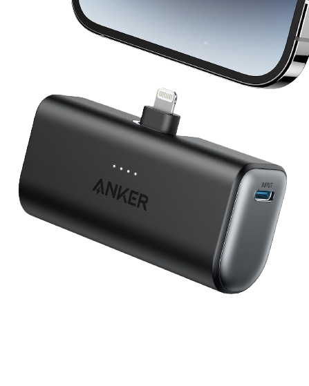 Anker Nano Power Bank (12W, Built-In Lightning Connector)