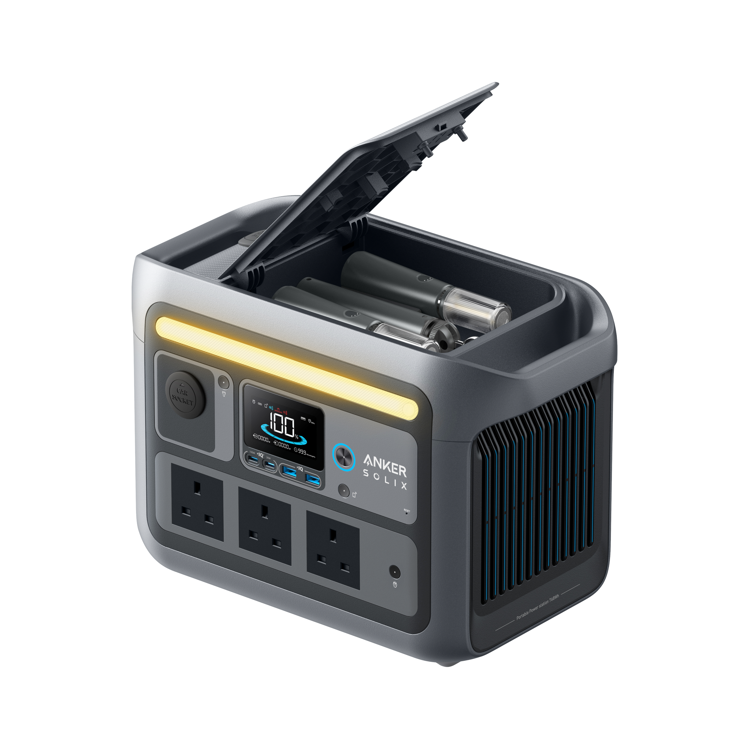 Anker SOLIX <b>C800 Plus</b>  Portable Power Station 768Wh | 1200W