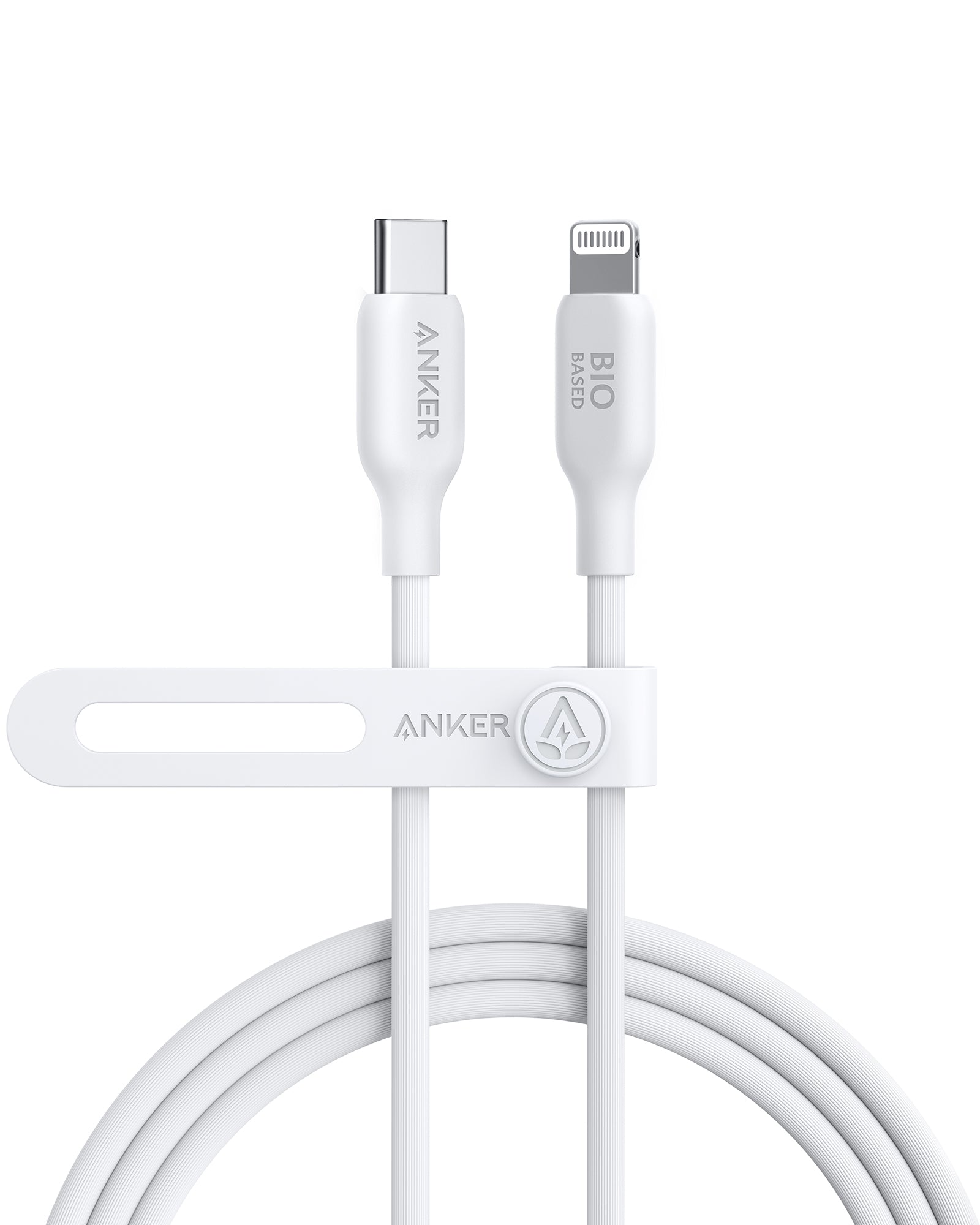 Anker 541 USB-C to Lightning Cable (Bio-Based) 6ft / Aurora White