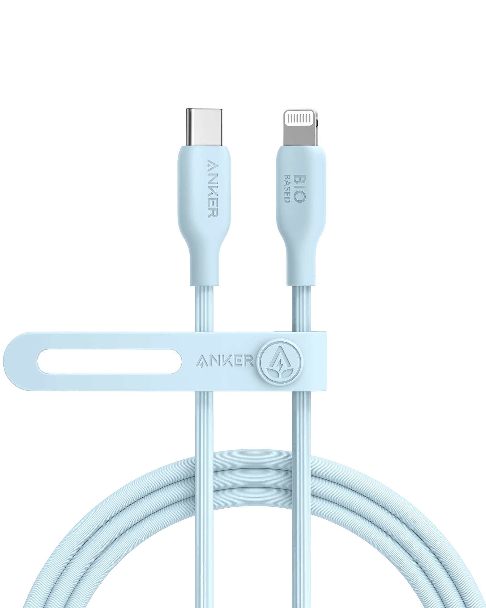 Anker 541 USB-C to Lightning Cable (Bio-Based) 6ft / Misty Blue