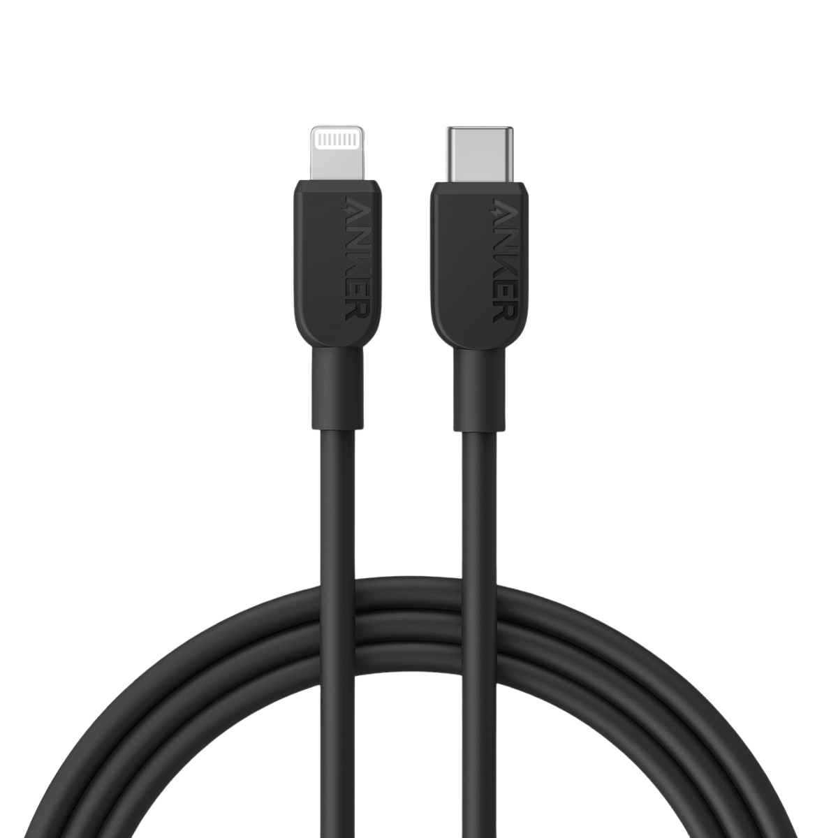 Anker 310 USB-C to Lightning Cable ( 3ft/6ft/10ft ) 10 ft / Black