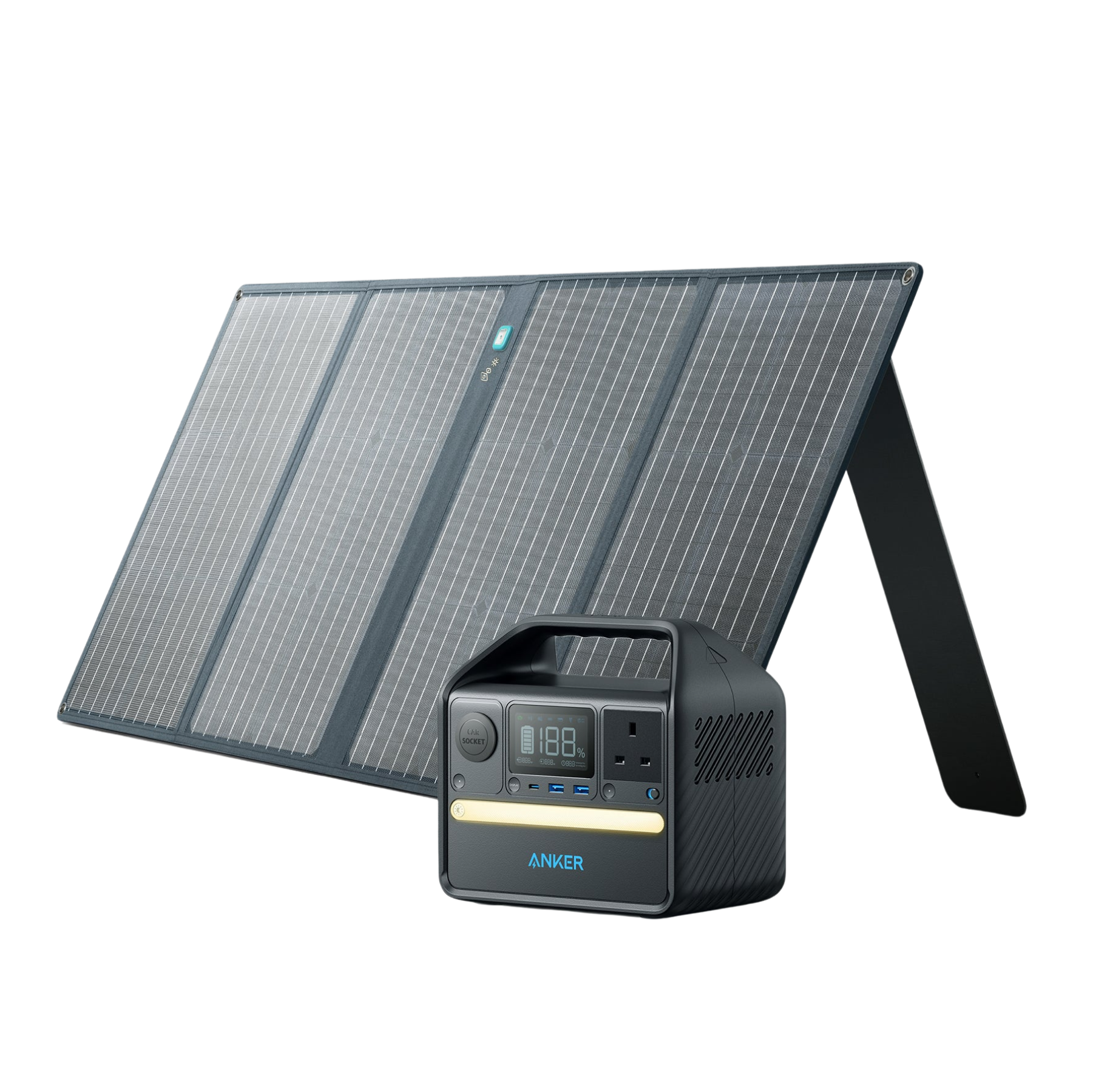 Anker 521 Solar Generator + 100W Solar Panel