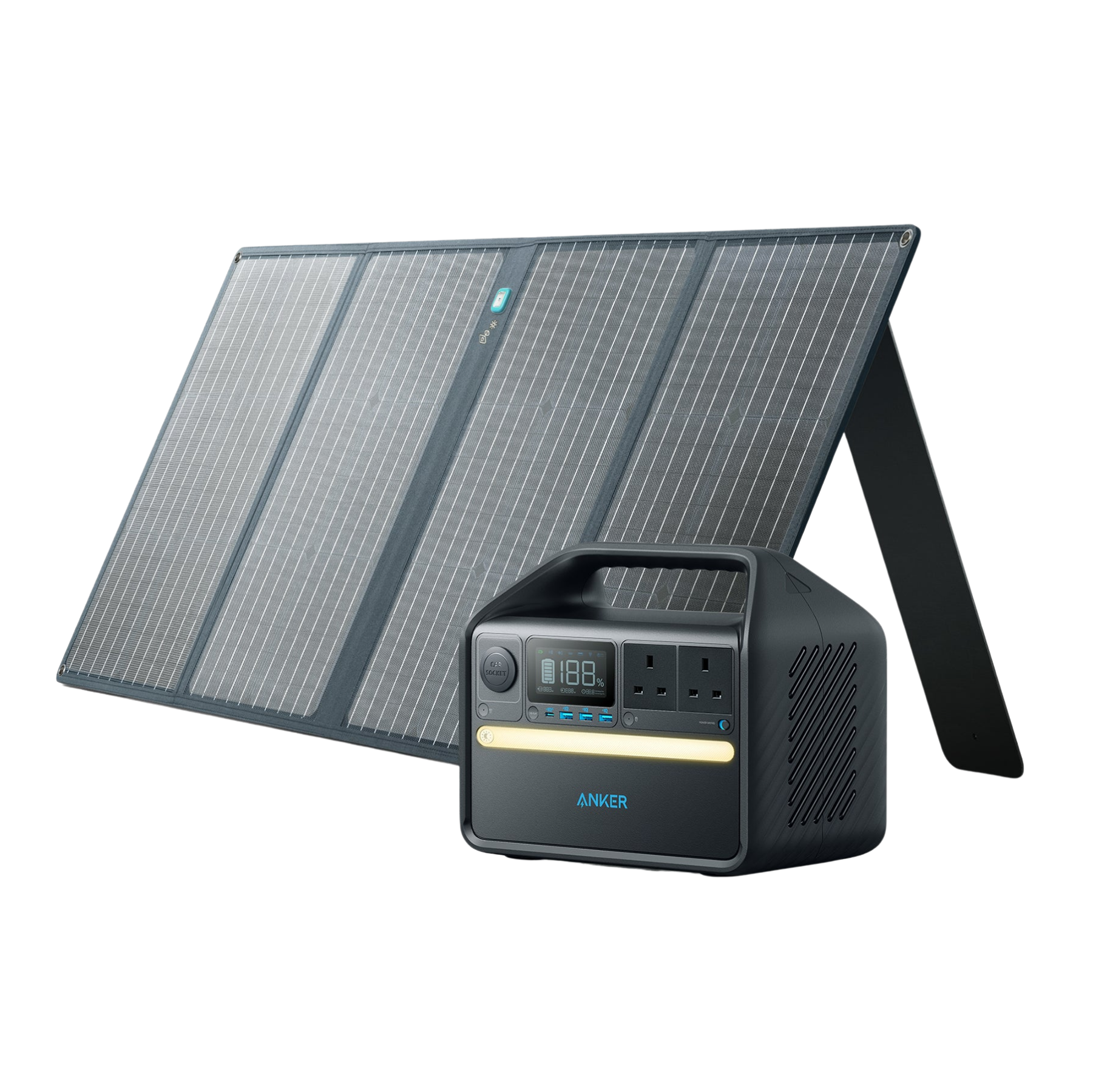 Anker <b>535</b> Solar Generator + 100W Solar Panel