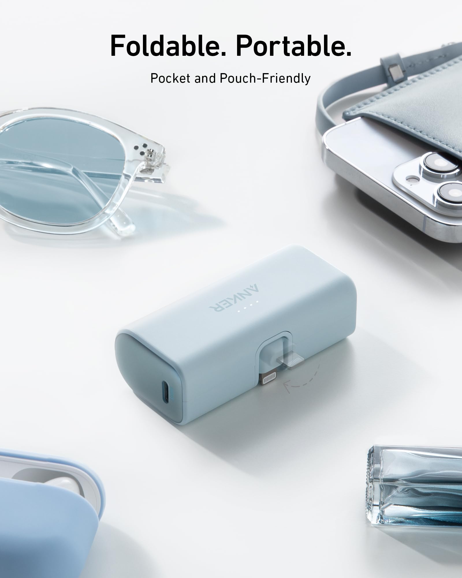 Anker 621 Portable Power Bank Built In Lightning Connector