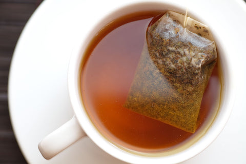 tea bag in cup