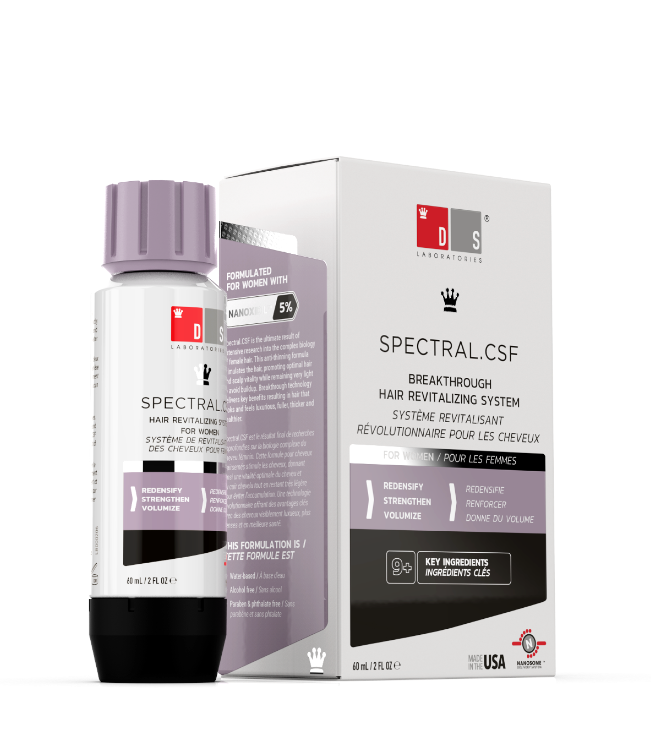 Spectral.CSF | Inovador sistema revitalizante para mulheres com Nanoxidil 5% - DS Laboratories product image